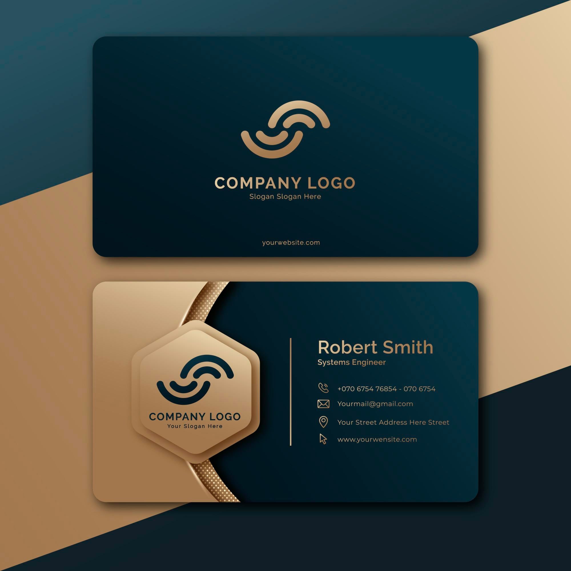 Business Card - بطاقة أعمال احترافية